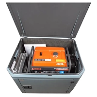 Генератор A-iPower A9000EAX в тихом зимнем кожухе 1200 RAL 7031