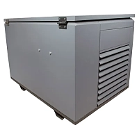 Бензиновый генератор FUBAG BS 14000 A ES в тихом зимнем кожухе 1600 RAL 7024