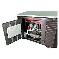 Бензиновый генератор FUBAG BS 14000 A ES в супертихом зимнем кожухе 1700SS RAL 8019