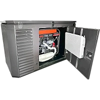 Генератор A-iPower A11000EAX в супертихом зимнем кожухе 1700SS RAL 8019