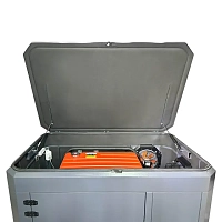 Бензиновый генератор A-iPower A11000TEAX в тихом зимнем кожухе 1600 RAL 7024 + блок автозапуска A-iPower 230В/400В 100А 8 ПИН