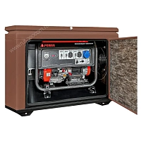 Генератор A-iPower A6000EAX в тихом зимнем кожухе 1200 RAL 8017