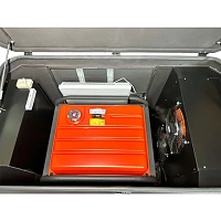 Бензиновый генератор A-iPower A13000TEAX в супертихом зимнем кожухе 1700SS RAL 7024 + блок автозапуска A-iPower 230В/400В 100А 8 ПИН
