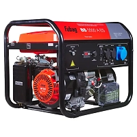 Бензиновый генератор FUBAG BS 5500 A ES в тихом зимнем кожухе 1200 RAL 7035