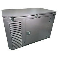 Бензиновый генератор FUBAG BS 11000 A ES в супертихом зимнем кожухе 1700SS RAL 7024