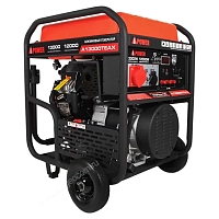 Бензиновый генератор A-iPower A13000TEAX в супертихом зимнем кожухе 1700SS RAL 8019 + блок автозапуска A-iPower 230В/400В 100А 8 ПИН