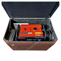 Генератор A-iPower A9000EAX в тихом зимнем кожухе 1200 RAL 8017