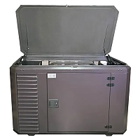 Бензиновый генератор A-iPower A13000TEAX в супертихом зимнем кожухе 1700SS RAL 8019 + блок автозапуска A-iPower 230В/400В 100А 8 ПИН