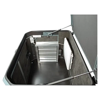 Бензиновый генератор FUBAG BS 6600 A ES в тихом зимнем кожухе 1200 RAL 8019