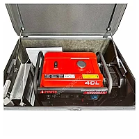 Генератор A-iPower A9000EAX в тихом зимнем кожухе 1200 RAL 7024