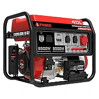 Бензиновый генератор A-iPower A8500TEA в тихом зимнем кожухе 1200 RAL 8019 + блок автозапуска A-iPower 400 В, 25 А