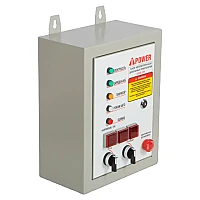 Бензиновый генератор A-iPower A9000TEAX в тихом зимнем кожухе 1200 RAL 7024 + блок автозапуска A-iPower 400 В, 25 А