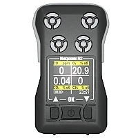 Газоанализатор портативный Микросенс (кислород (O2), монооксид углерода (CO), диоксид углерода (CO2), сероводород (H2S), метан (CH4)) с поверкой